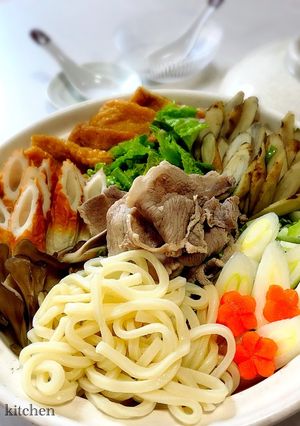 うどん出汁から作る超簡単！うどん鍋！-レシピのメイン写真