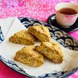 ホワイトデー♡ほうじ茶のホワイトスコーン