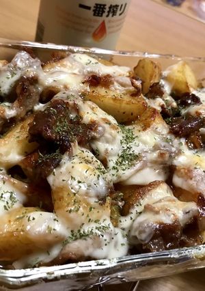 簡単激ウマ！牛肉とポテトのチーズ焼き♡-レシピのメイン写真