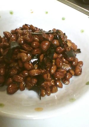 余った炒り豆と昆布で! 炒り豆の甘辛佃煮-レシピのメイン写真