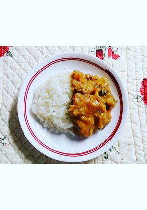 離乳食後期【お豆とお野菜ごろごろカレー】-レシピのメイン写真