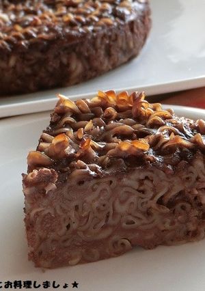 簡単★チョコレートのパスタケーキ-レシピのメイン写真