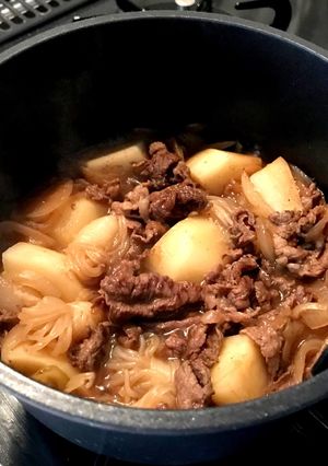【甘さ控えめ】人参なしの肉じゃが-レシピのメイン写真