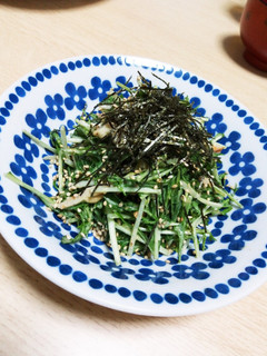 ☆5分で!水菜が主役!ごまごまサラダ☆-レシピのメイン写真