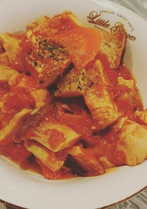 簡単☆鶏胸肉のトマト煮☆-レシピのメイン写真