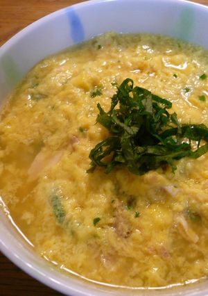 梅しそ風味☆ふんわり親子うどん-レシピのメイン写真
