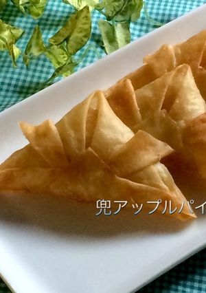 春巻きの皮☆兜アップルパイ-レシピのメイン写真