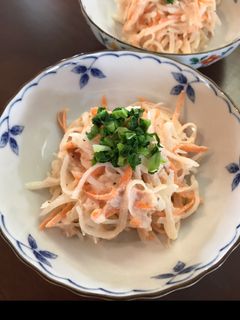 大根と人参のツナマヨサラダ-レシピのメイン写真