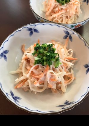 大根と人参のツナマヨサラダ-レシピのメイン写真