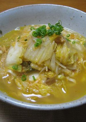 簡単ｷﾑﾁ艶うどん-レシピのメイン写真