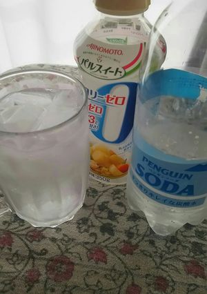 ダイエット中でも飲める甘いサイダー-レシピのメイン写真