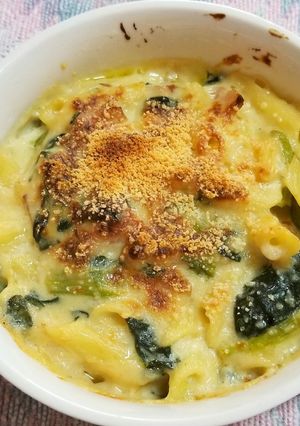 ほうれん草とベーコンのペンネグラタン-レシピのメイン写真