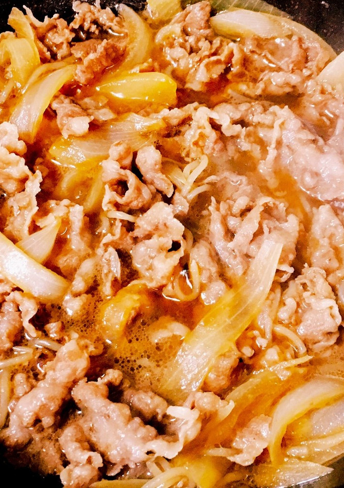 角煮の煮汁を牛丼にリメイク-レシピのメイン写真