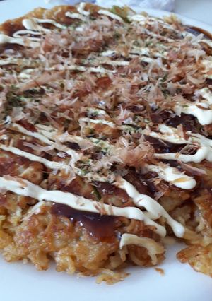 袋ラーメンでお好み焼き-レシピのメイン写真