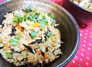 【豚の角煮汁deほっこり炊き込みご飯】-レシピのメイン写真