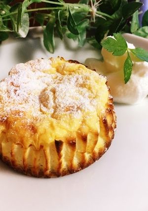 マフィン型でしっとりチーズケーキ-レシピのメイン写真