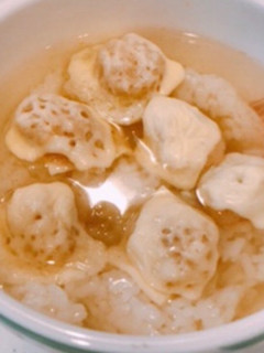 すりおろし蓮根のもっチーズのスープごはん-レシピのメイン写真