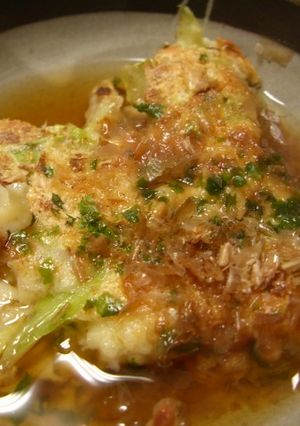 明石焼風☆ふわとろ幸せ～♡な納豆お好み焼-レシピのメイン写真
