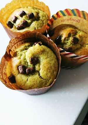 抹茶プリンとHMで抹茶マフィン-レシピのメイン写真