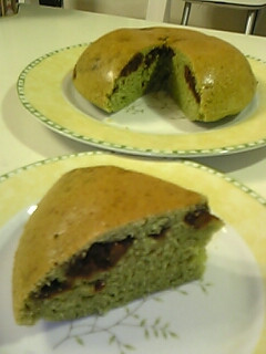 ノンオイル♪炊飯器で☆抹茶あずきケーキ♡-レシピのメイン写真