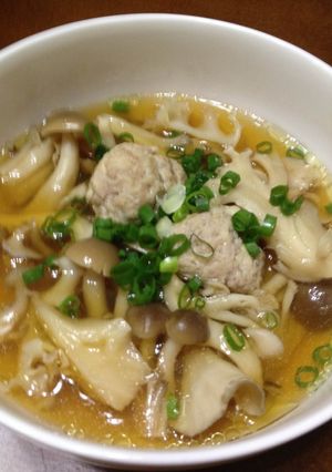黒酢キノコスープ　♯酵素たっぷりスープ-レシピのメイン写真