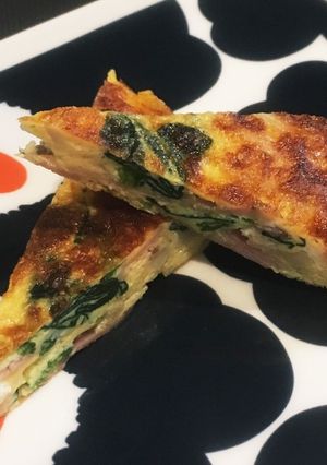 栄養満点 簡単スパニッシュオムレツ-レシピのメイン写真