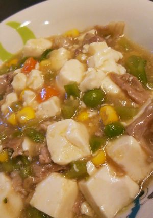 子ども喜ぶ!にぎやか麻婆豆腐-レシピのメイン写真