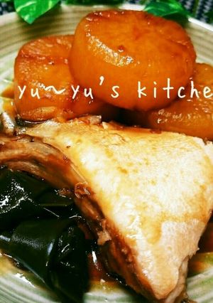ぶり大根♡フライパンで簡単に作ろぅ♬-レシピのメイン写真