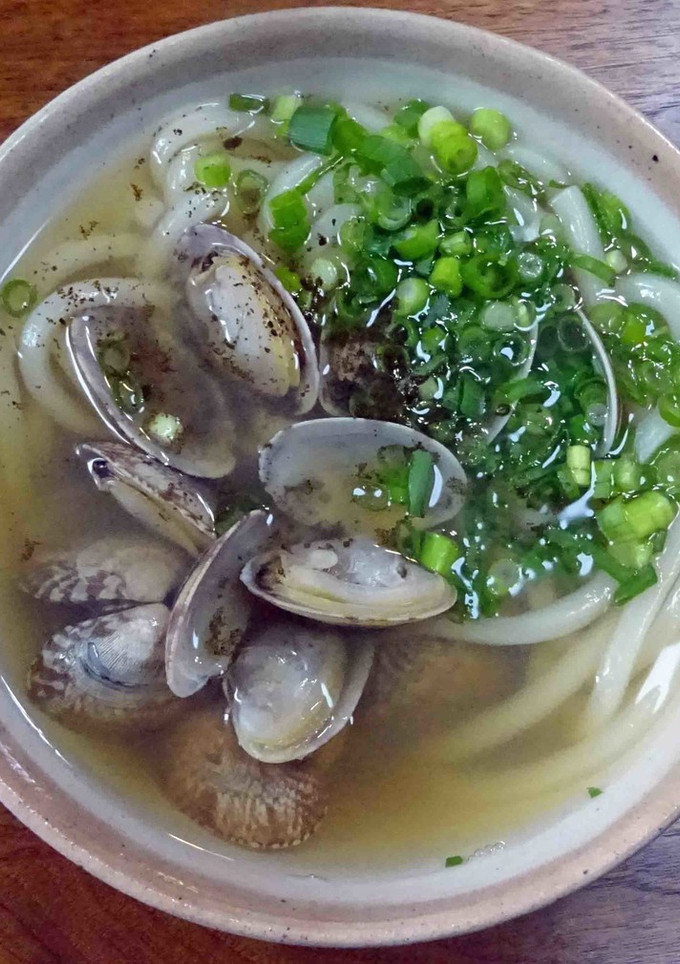 博多風あさりうどん-レシピのメイン写真