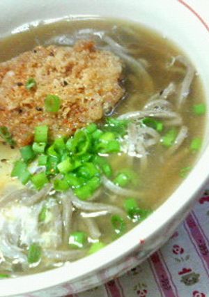 きっと勝てる♪♪✿軽食に❀カツ蕎麦✿-レシピのメイン写真