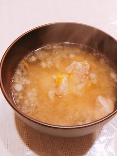 大根おろしと鶏肉のほっこり和風スープ-レシピのメイン写真
