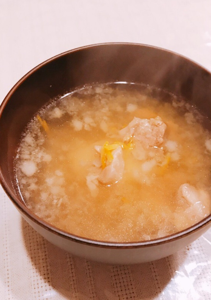 大根おろしと鶏肉のほっこり和風スープ-レシピのメイン写真