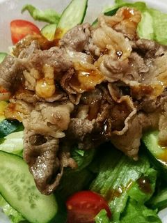 焼き肉サラダ-レシピのメイン写真