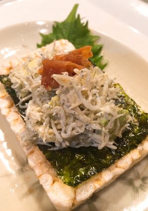 簡単♡玄米トースト しらすアボカドのせ♪-レシピのメイン写真