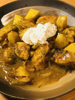 鶏肉のカレー風味ソテー★あんかけ風-レシピのメイン写真
