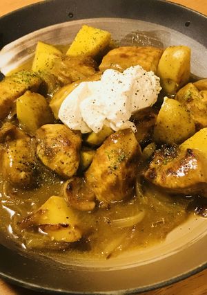 鶏肉のカレー風味ソテー★あんかけ風-レシピのメイン写真