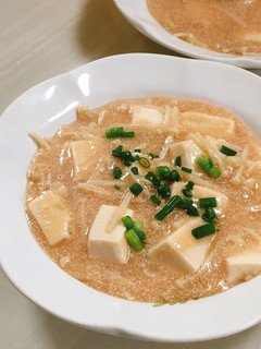 10分で!完成♡エノキと豆腐のめんたい餡-レシピのメイン写真