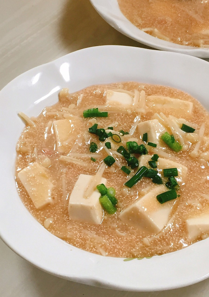 10分で！完成♡エノキと豆腐のめんたい餡-レシピのメイン写真