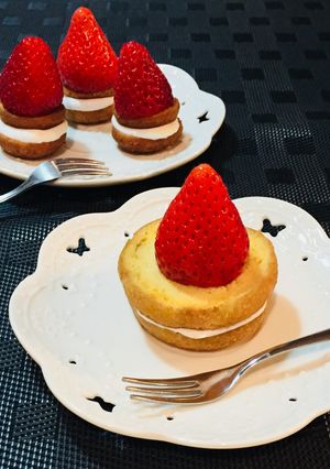 いちご♡おやつ♡ドーナツスモアのケーキ-レシピのメイン写真