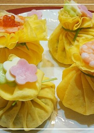 【茶巾寿司】ひな祭り、おもてなしに-レシピのメイン写真