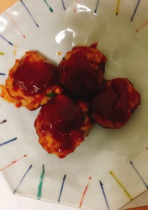 いわし団子のケチャップ和え-レシピのメイン写真