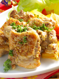 ハニーマスタードチキン-レシピのメイン写真