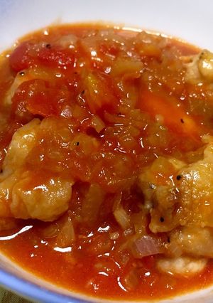 鶏肉のトマト煮込み-レシピのメイン写真