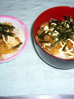 マヨから丼☆ めんつゆでからあげリメイク-レシピのメイン写真