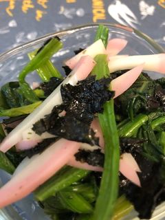 のりとほうれん草のナムル-レシピのメイン写真