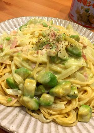 アボカド豆乳パスタ-レシピのメイン写真