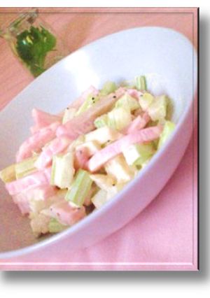 セロリとかまぼこのシンプルサラダ-レシピのメイン写真