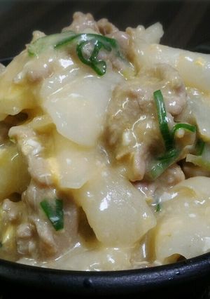 食感シャキッと♪大根と豚肉の中華あんかけ-レシピのメイン写真