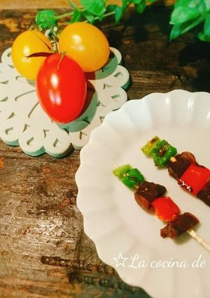 BBQ風♡可愛いミニチュア串焼き-レシピのメイン写真