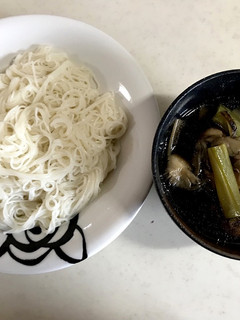 わが家の温つけそうめん-レシピのメイン写真